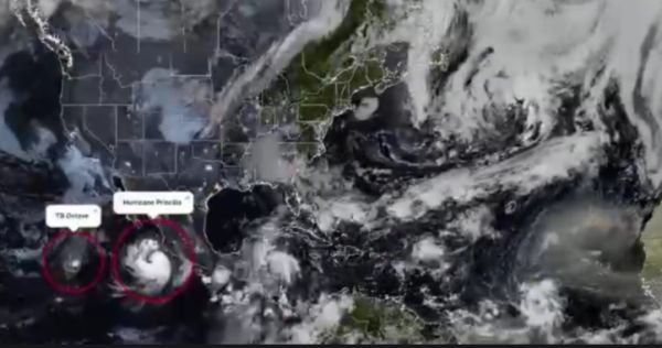 Mantienen vigilancia por avance del huracán Priscila