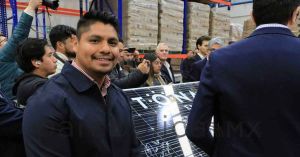 Participa Omar Muñoz en inauguración de fábrica de paneles solares &quot;Tonalli&quot;