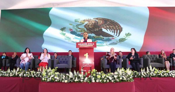 Rinde Ariadna Ayala primer informe de gobierno