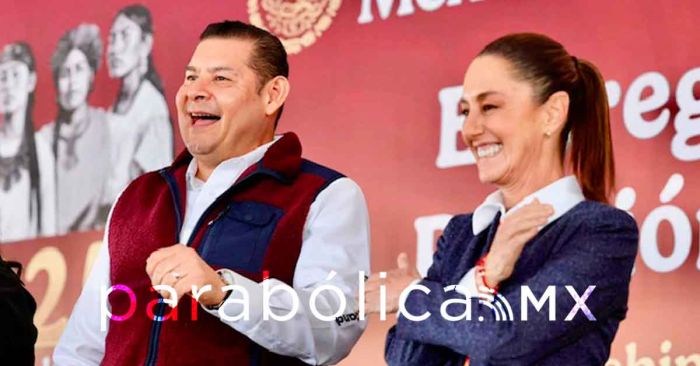 Agradece Armenta a Sheinbaum inclusión de Puebla en más de 40 programas federales