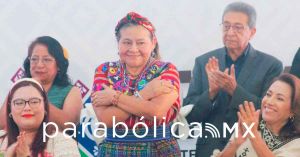 Celebra Rigoberta Menchú que México tenga una mujer en la presidencia