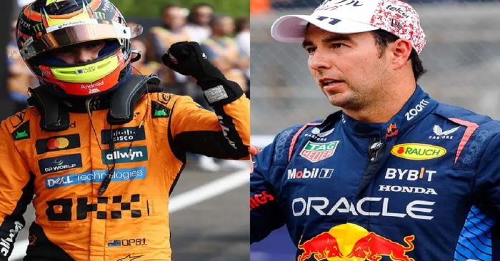 Acaba Oscar Piastri con 'Checo' P&eacute;rez