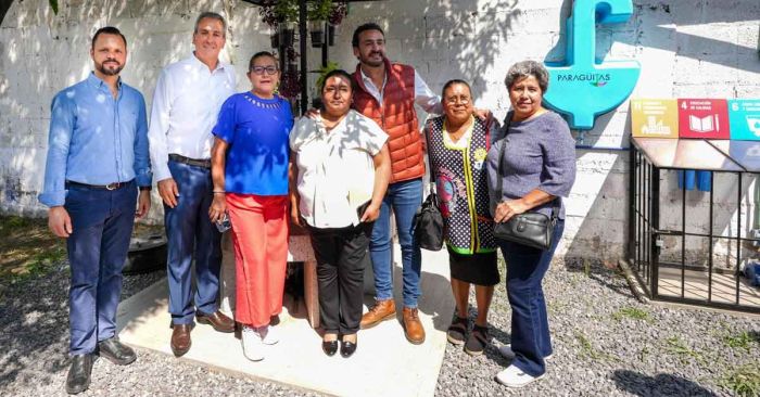 Asiste Pepe Chedraui a donación de captador pluvial en preescolar