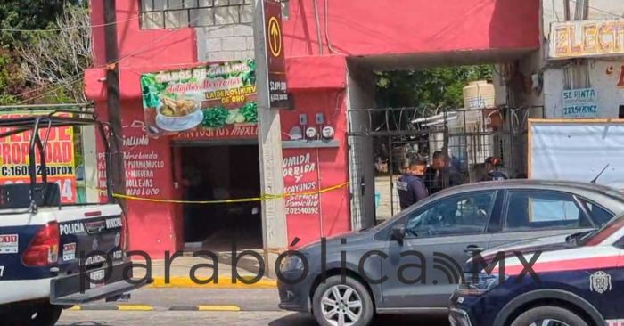 Asesinan a un hombre en negocio de Cuautlancingo