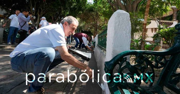 Encabeza Pepe Chedraui faena de conservación en San Jerónimo Caleras