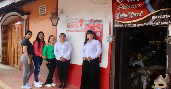 Instalan puntos seguros para las mujeres en Zacatlán y sus comunidades