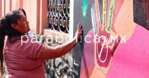 Se suma Atlixco a la pinta de los murales por la paz y la dignidad de las v&iacute;ctimas