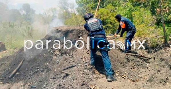 Clausura SSP hornos para la deshidratación ilegal de madera en San Nicolás de los Ranchos