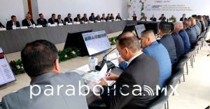 Establece SSP de Puebla mecanismos de coordinación con Harfuch y la SSPC
