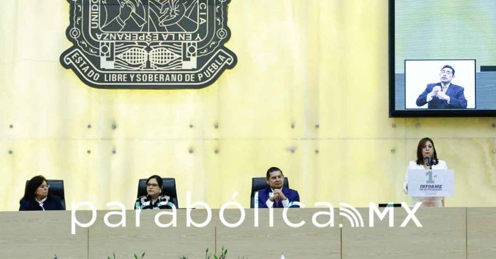 Exhibe lideresa del Congreso músculo en Informe Legislativo