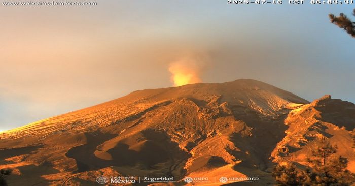 Regresa a la calma el Popocatépetl con 29 exhalaciones
