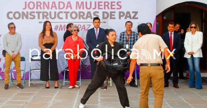 Realizan la Jornada de Mujeres Constructoras de Paz en San Pedro Cholula