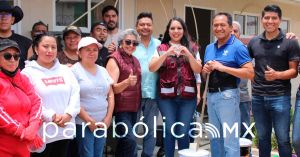 Encabeza Tonantzin Fernández faena comunitaria en el CIS de San Gregorio Zacapechpan