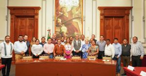 Se reúne Pepe Chedraui con presidentes de las 17 juntas auxiliares