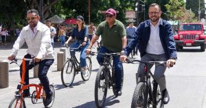Realiza Gobierno de la Ciudad rodada ciclista por el Día Mundial sin Automóvil