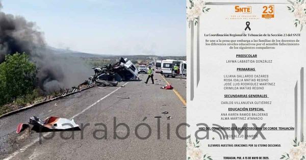 Confirma SNTE 23 deceso de 8 agremiados y el hijo de uno de ellos