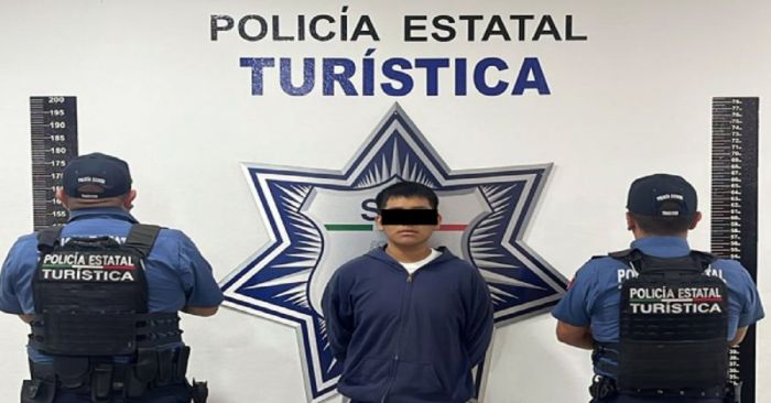 Detienen a un hombre con posible LSD y marihuana en el Centro Histórico de Puebla