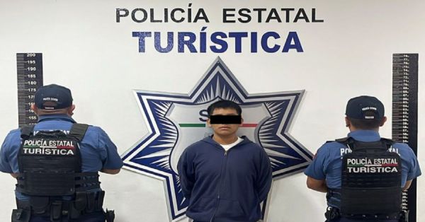 Detienen a un hombre con posible LSD y marihuana en el Centro Histórico de Puebla