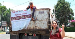 Supervisa Tonantzin Fernández bacheo en San Pedro Cholula