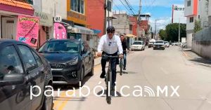 Realiza Armenta un recorrido por ciclovías