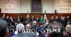 Entera Armenta a la nueva Corte de actos de saqueo en Puebla