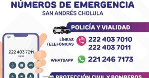 Mantiene San Andrés Cholula vigilancia permanente ante precipitaciones pluviales