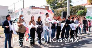 Inicia el reencarpetamiento de la calle José María Morelos en Huejotzingo