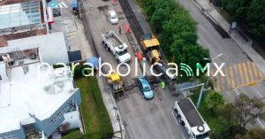 Rehabilita Infraestructura estatal Calzada Zavaleta y Bulevar Carlos Camacho
