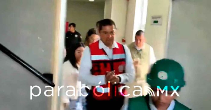 Encabeza Armenta el Segundo Simulacro Nacional en Puebla