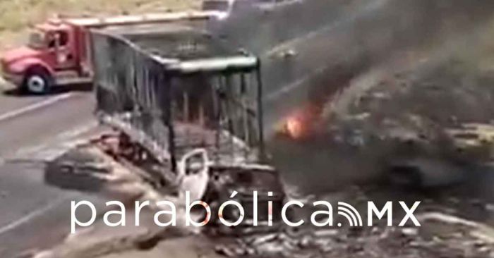 Reportan fatal accidente ahora en la autopista Amozoc-Perote