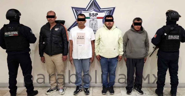 Detienen a cuatro presuntos ladrones de transporte de carga