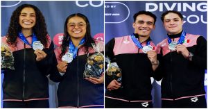 Logran clavadistas plata para México en el Mundial de Deportes Acuáticos