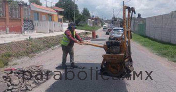 Impulsan movilidad con campaña capitalina de bacheo