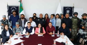 Encabeza Tonantzin Fernández mesa de trabajo de seguridad en Cocoyotla