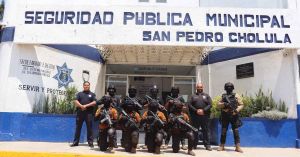 Capacitan en San Pedro Cholula a grupo táctico de seguridad