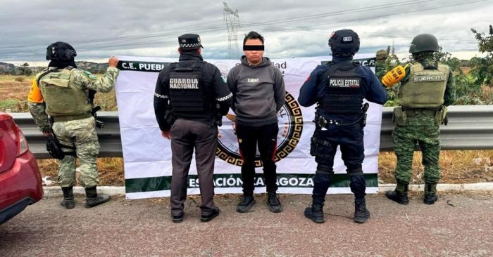 Detienen a probable responsable de robo en la México-Puebla