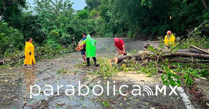 Activan Plan AVE en Oaxaca ante afectaciones carreteras por lluvias