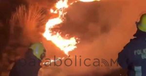 Sofocan incendio en barranca de Bosques de San Sebastián