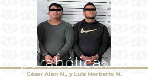 Aprehende la FGE a dos por robo de veh&iacute;culo agravado en la ciudad de Puebla