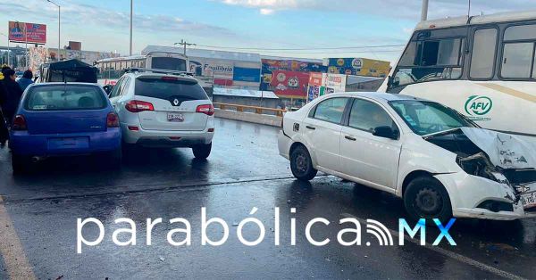 Amanece entre accidentes la zona metropolitana de Puebla