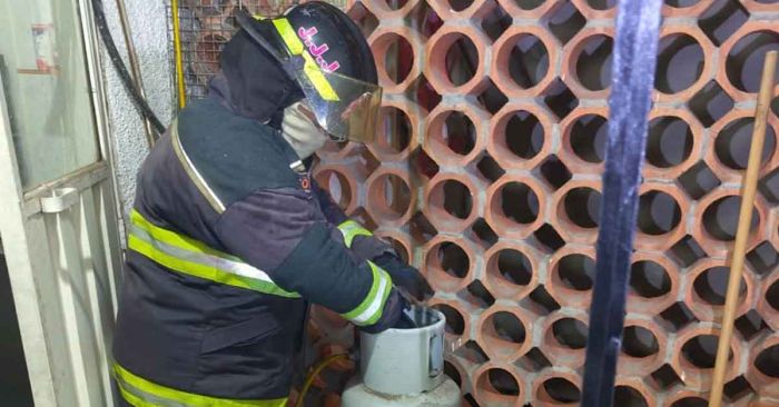 Atiende PC Estatal supuesta fuga de gas en Las Hadas
