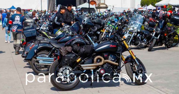 Se dan cita más de 2 mil motociclistas en la Mega Rodada Cholula 2025