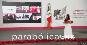 Avanza Puebla en la reconstrucción: Armenta a Sheinbaum