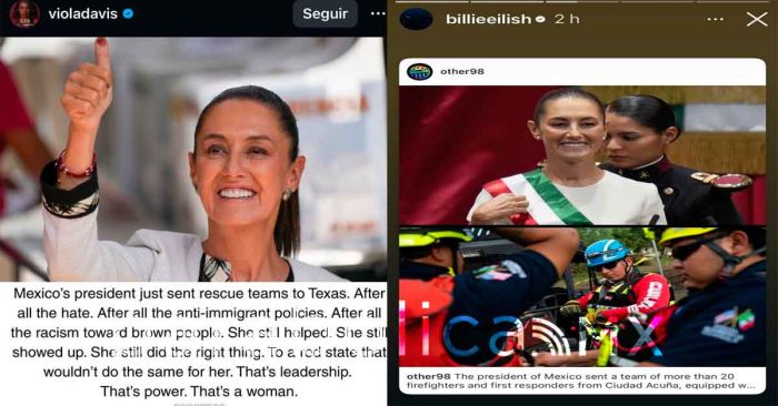 Se suma Billie Eilish a Viola Davis en agradecimiento a México