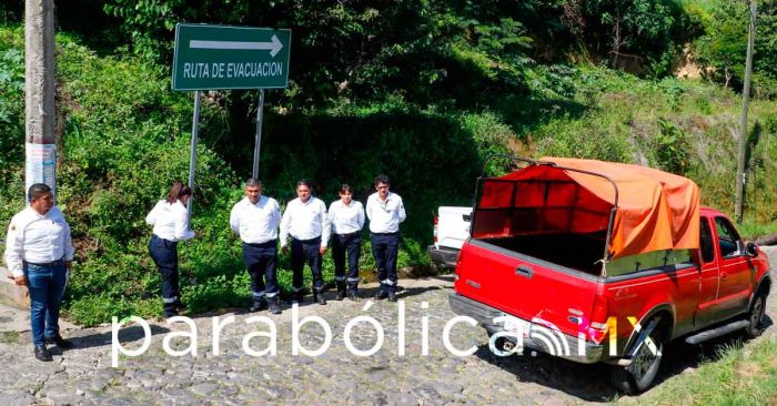 Refuerza el Gobierno de Puebla las rutas de evacuaci&oacute;n del Popocat&eacute;petl