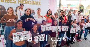 Impulsa Tonantzin Fernández el programa “Mujeres Heroínas” en San Pedro Cholula