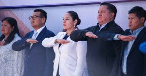 Encabeza Lupita Cuautle ceremonia cívica de julio
