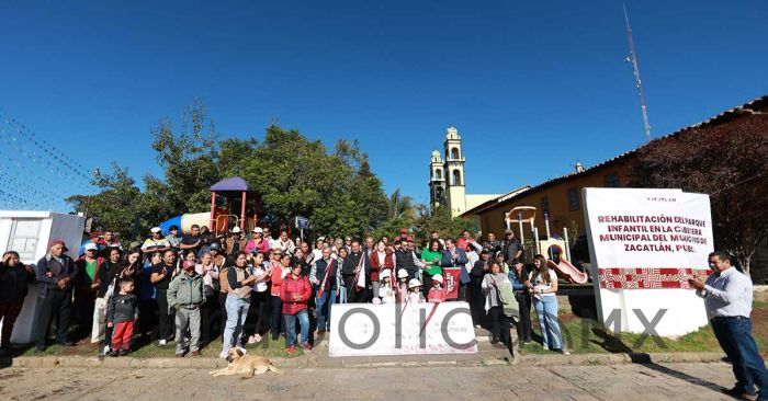 Rehabilitará Bety Sánchez parque infantil de Zacatlán luego de 11 años
