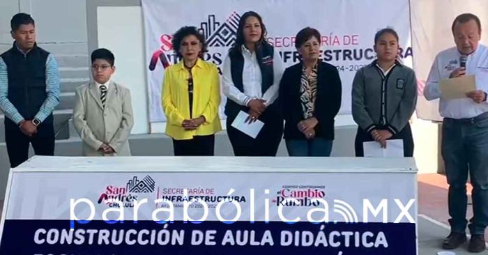 Inaugura Lupita Cuautle nueva aula didáctica en Concepción Guadalupe