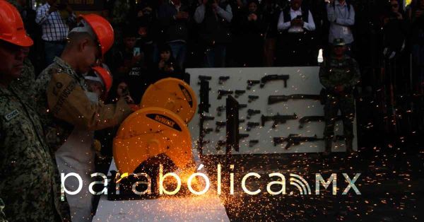Destruye Sedena 156 armas en Puebla